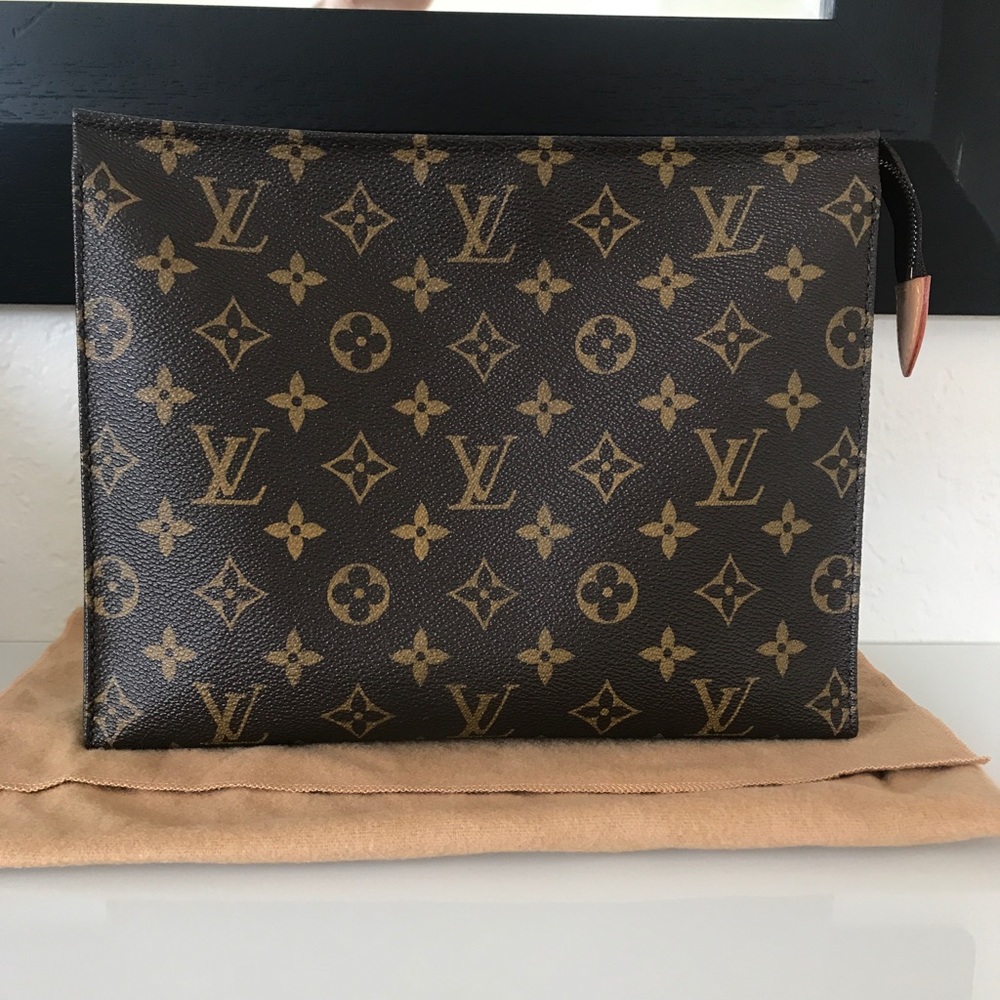 Sold. Louis Vuitton Toiletry Pouch 26 monogram